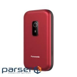 Мобільний телефон червоний PANASONIC KX-TF600EXR
