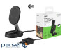 Зарядний пристрій Belkin 15W Magnetic Stand Qi2 20W adapter USB-C black (WIA008VFBK)