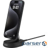 Зарядний пристрій Belkin 15W Magnetic Stand Qi2 20W adapter USB-C black (WIA008VFBK)
