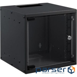 Шафа MIRSAN 10, 6U, SOHO, 306x300 мм, максимально 30 кг, чорна (MR.SOH06U30DE10.01)