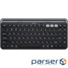 Клавіатура бездротова 2E KS250 WL BT EB/UA Black (2E-KS250WBK_UA) (2E-KS250WBK UA)