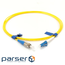 Патчкорд FC/UPC-LC/UPC SM 10м Simplex Slim (UPC-10FCLC(SM)S(ON)S)