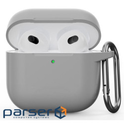 Чохол для навушників Armorstandart Hang Case для Apple AirPods 4 Light Grey (ARM81284)