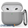 Чохол для навушників Armorstandart Hang Case для Apple AirPods 4 Light Grey (ARM81284)