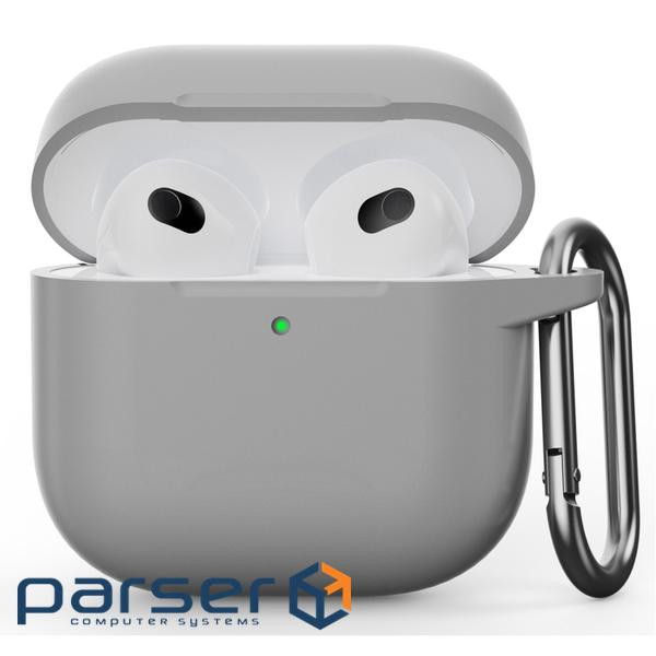 Чохол для навушників Armorstandart Hang Case для Apple AirPods 4 Light Grey (ARM81284)