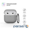 Чохол для навушників Armorstandart Hang Case для Apple AirPods 4 Light Grey (ARM81284)