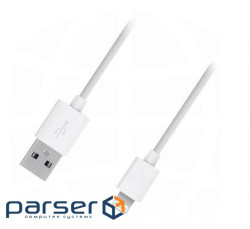 Кабель Dengos USB-Apple iPhone 5, Ipad mini White (CBL-001)