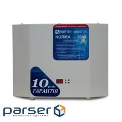 Стабілізатор напруги теристорні NORMA HV 5 (5000Вт) 220В, стабілізація 150-300, 9 ступ (NORMA5000HV)