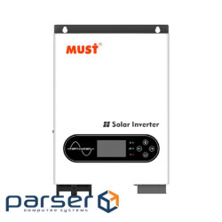 Гібридний інвертор MUST PV18-6048ECO. 6000W, 48V, струм заряду 100A, 170-280V, MPPT (100А, 60-360 Vd