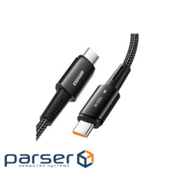 Дата кабель USB-C to USB-C 1.0m 100W black Essager (EXCTT1-CG01)
