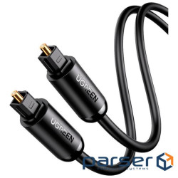 Кабель мультимедійний Optical Toslink 1.5m AV122 black Ugreen (70891) (90402816)