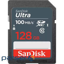 Карта пам'яті SanDisk 128GB SDXC class 10 UHS-1 (SDSDUNR-128G-GN3IN)