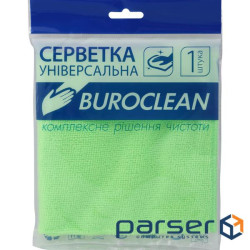 Серветки Buroclean universal microfiber, 30х30 cm, 1шт (10200122)
