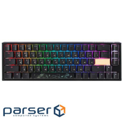 Клавіатура Ducky One 3 SF Cherry MX Red RGB UA USB Black (DKON2167ST-RUAPXCLAWSC1)