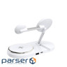 Зарядний пристрій Armorstandart Wireless Charging H101 3 in 1 Magnetic White (ARM78102)