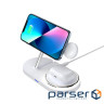 Зарядний пристрій Armorstandart Wireless Charging H101 3 in 1 Magnetic White (ARM78102)