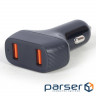 Charger Gembird 2 port 36W QC3.0 (TA-U2QC3-CAR-01)