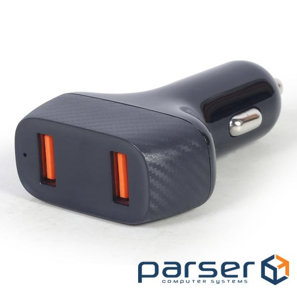 Charger Gembird 2 port 36W QC3.0 (TA-U2QC3-CAR-01)