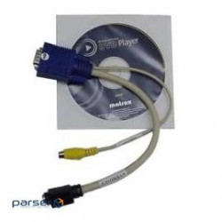 Matrox Accessory CAB-HD15-TVF VGA Cable TV Out Cables for G550 and G450 Bulk Products