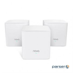 Tenda Network nova MW5G(2-pack) AC1200 Whole-home Mesh WiFi System Retail