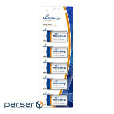 Батарейка MEDIARANGE Lithium CR123A 5шт/уп (MRBAT150)