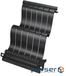 Райзер-кабель PCCooler Vertical GPU RISER CABLE PCI-E BK 4.0 185мм PCI-E4.0X16 Чорні (RC185-40BK-GL)