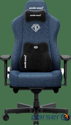 Крісло ігрове Anda Seat Kaiser 3E Fabric XL Dark Blue (AD23YC-XL-09-S-CF-S01)