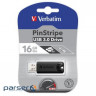Flash Drive 16G USB3.0 Verbatim STORE"N"GO PINSTRIPE BLACK (49316)