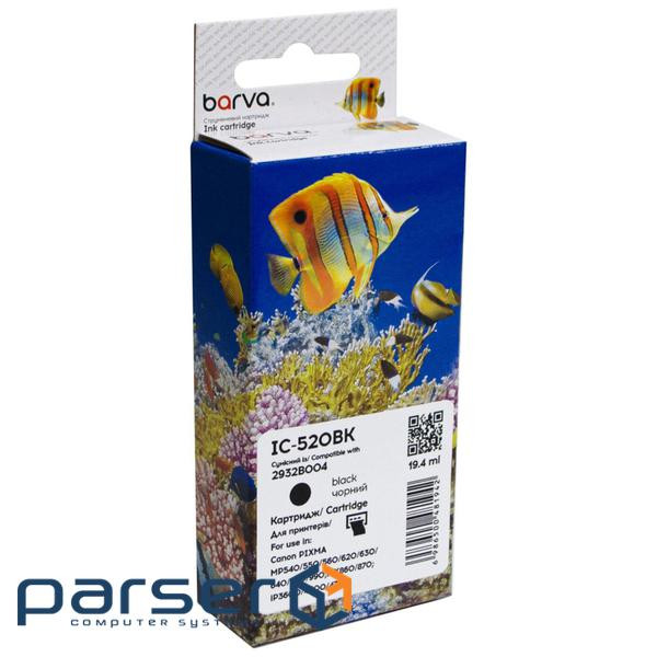 Картридж Barva Canon PGI-520PGBK (2932B004) 400с (IC-520BK)