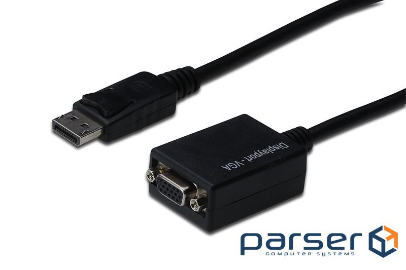 Адаптер ASSMANN DisplayPort to VGA (AK-340403-001-S)