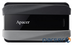 Зовнішній жорсткий диск APACER AC533 4TB USB3.2 Jet Black (AP4TBAC533B-1)