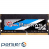 Модуль пам'яті G.SKILL Ripjaws SO-DIMM DDR4 2666MHz 8GB (F4-2666C19S-8GRS)