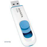 USB флеш накопичувач A-DATA 64GB C008 White + Blue USB 2.0 (AC008-64G-RWE)
