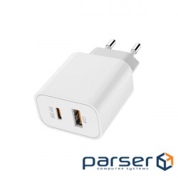 Charger ColorWay PD Port PPS USB (Type-C PD + USB QC3.0) (30W) (CW-CHS037PD-WT)