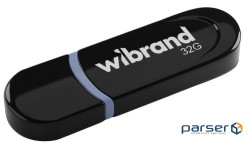 USB флеш накопичувач Wibrand 32GB Panther Black USB 2.0 (WI2.0/PA32P2B)