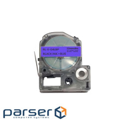 Ribbon for label printer UKRMARK RL-E-C4LBP-BK / BL, analogue LC4LBP. 12 mm x 8 m (CELC4LBP)