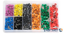 Набір клем / наконечників 1280шт (E0508v-200, E7508b-200, E1008y-200, E1508bl-150, E2508g (YT-39446) (E0508v-200, E7508b-200, E1008y-200, E1508bl-150, E2508g (YT-39446)