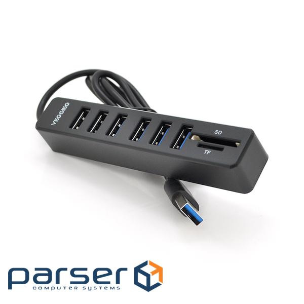 USB хаб VEGGIEG V-C306 6-port