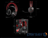 Навушники A4Tech Bloody G200 Black+Red (G200 Bloody (Black+Red))