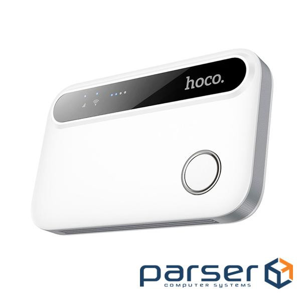 4G модем HOCO HI41(LTE), 900-2600МГЦ, 50-150Mb / s, USB, акумулятор 2100mAh, White, BOX