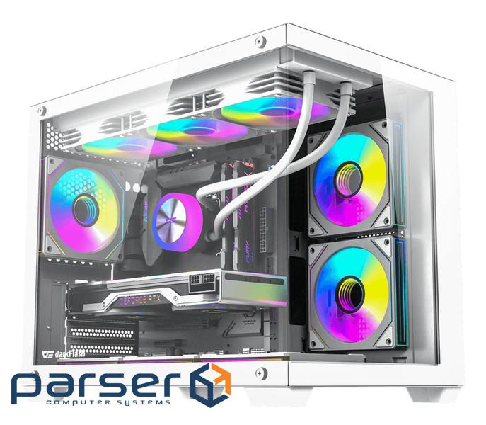 Корпус для комп"ютера DARK FLASH B275 PRO mATX без блока живлення, білий (B275 PRO WHITE)