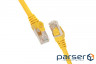 Патч-корд 2E Cat 6, S-FTP екран обплетена фольга, RJ45, 4Х 2 27AWG ,7/0.14 Cu, (2E-PC6SFTPCOP-150YLW)