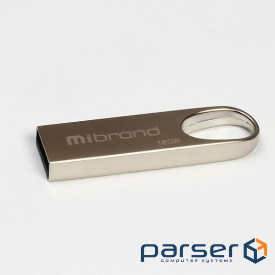 Флеш-накопичувач Mibrand Irbis, USB 2.0, 16GB, Metal Design, Blister (MMiI / 16)