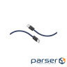 Дата кабель USB-C to USB-C 2.0m Promate (ecoline-cc200.navy)