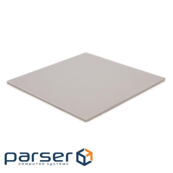 Силіконова термопрокладка HY-100, 100x100x0.5mm, Light Gray,> 2,0W / (HY-100-100x100x0.5mmLG) HY-100, 100x100x0.5mm, Light Gray,> 2,0W / (HY-100-100x100x0.5mmLG)