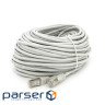 Патч-корд литий MERLION, FTP, RJ45, Cat.5e, 30m, сірий, CU, Q200 (PCM-CU-5E / 30G)