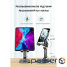 Підставка тримач Dynamode складна для смартфона, планшета до 12,9", пластик, чор (PH-Stand-02 black) (PH-Stand-02 black)