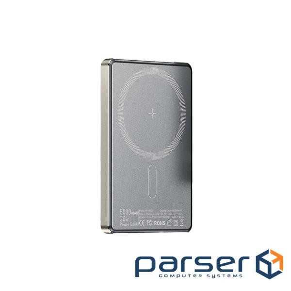 Батарея універсальна Essager 5000mAh Cross-border magnetic 20W PD QC/3.0 (EDY5K-YJ0A-Z)