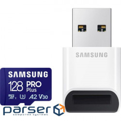 Memory card SAMSUNG microSDXC Pro Plus 128GB UHS-I U3 V30 A2 Class 10 (MB-MD128SB/WW)