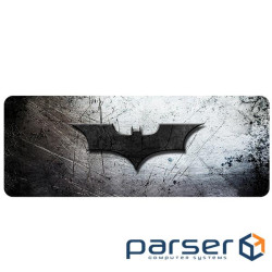 Коврик 300*800 тканинний Flittermouse з боковою прошивкою, товщина 2 мм, Black, Пакет (BM47)